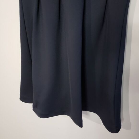 Pink Tartan Large Black Cap Sleeve Beaded V-neck Fit and Flare Dress - Picture 5 of 13